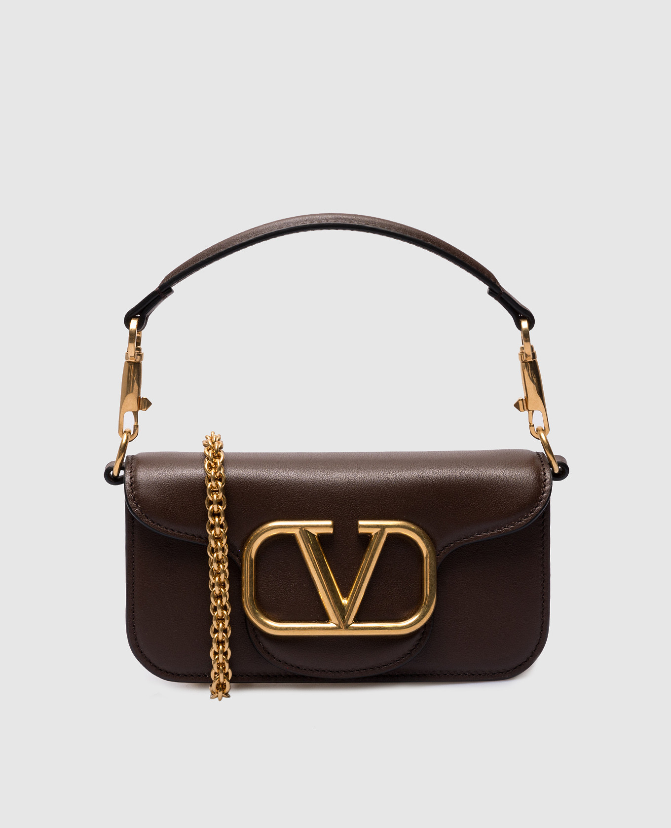 

Коричневая кожаная сумка-багет Loco, Коричневый, Сумки через плечо