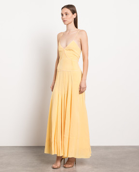 Max Mara Sportmax Жовта сукня максі Cancan CANCAN