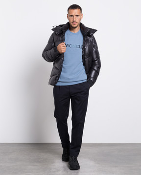 Moncler Синие брюки 2A0001854A1U