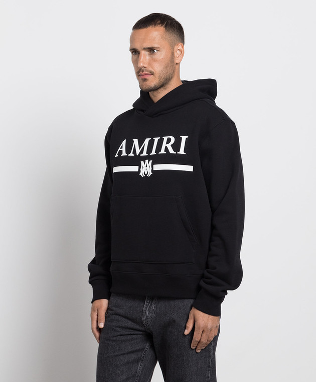 AMIRI Black hoodie with logo PXMJL004 image 3