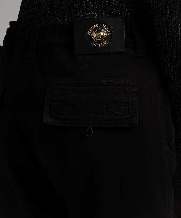 Versace Jeans Couture Black cargo jeans 75HAB104EW002TC2 image 5