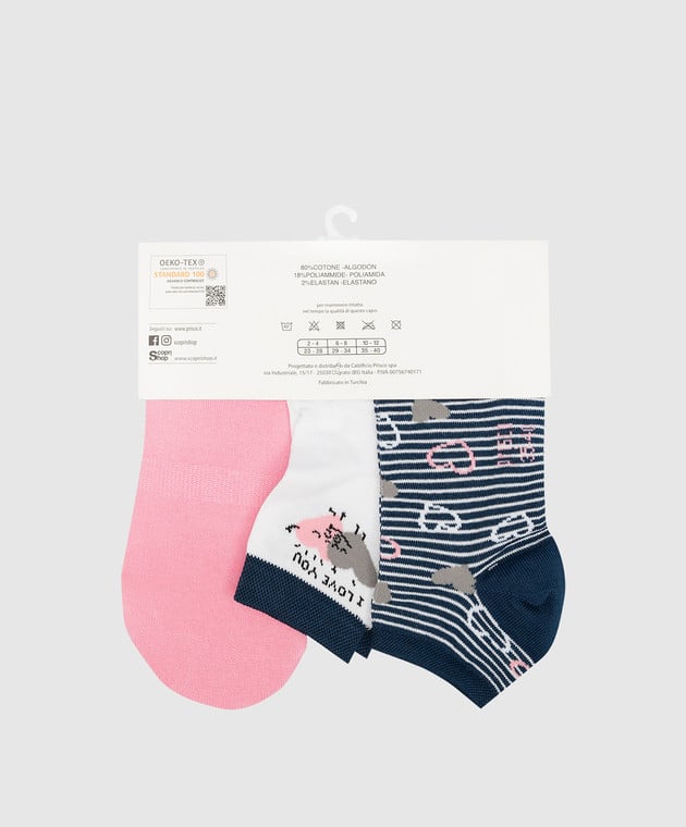 RiminiVeste Children's set of socks with a pattern SUMMERKIT image 2