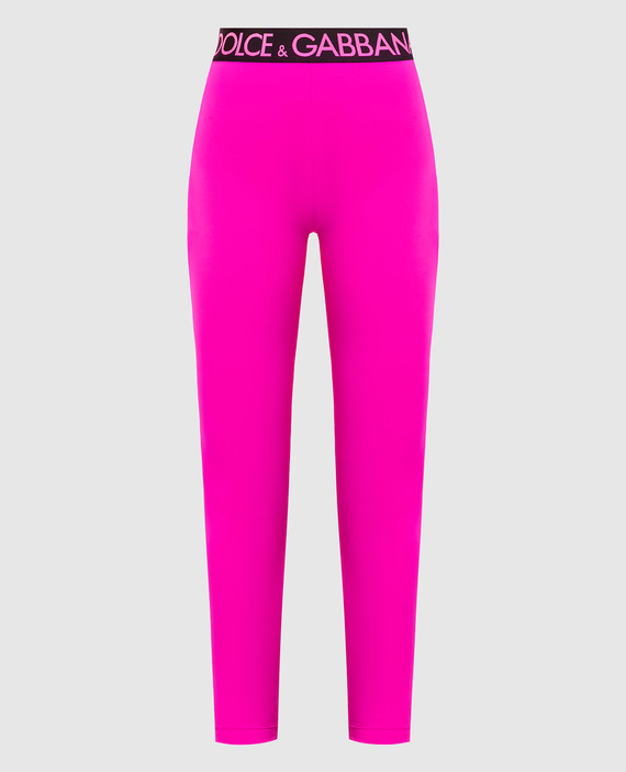 Pink logo leggings
