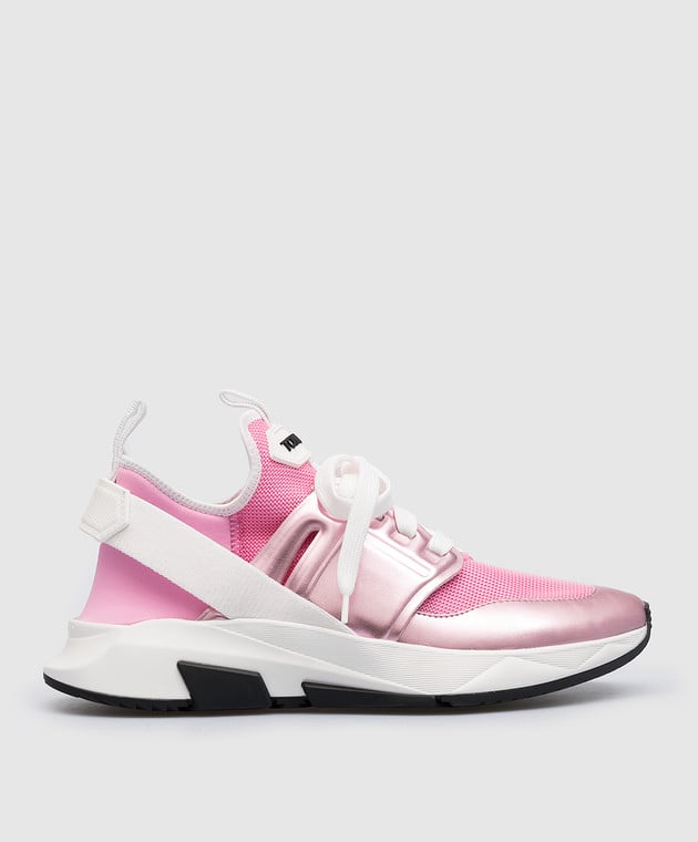 Tom Ford Jago pink combined sneakers W2818TOF017N