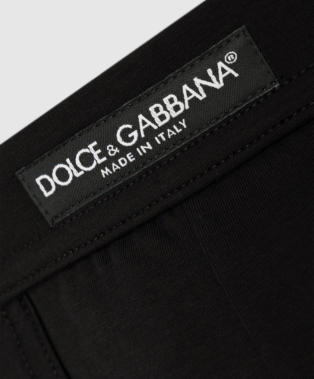 Dolce&Gabbana Black briefs with logo M4F01JFUEB0 image 3