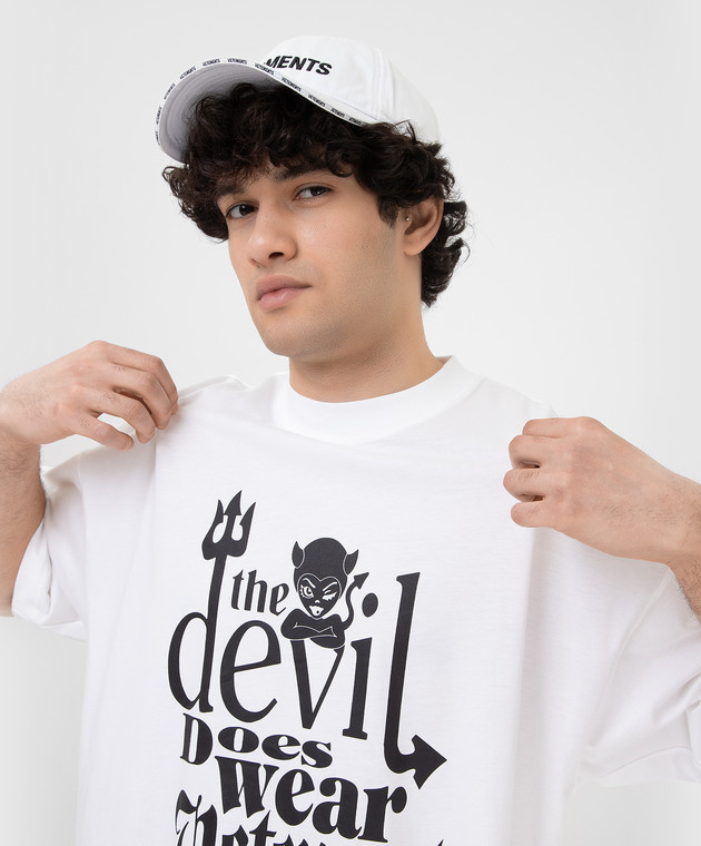 Vetements - Футболка с принтом The Devil Does Wear Vetements