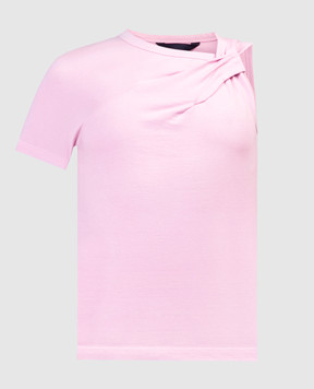 Juun.j Розовая футболка на одно плечо JW4442W01X