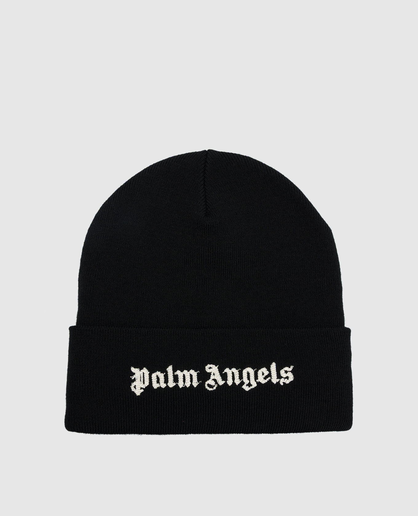 

Черная шапка с вышивкой логотипа, Черный, Шапки