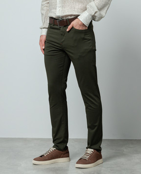 ISAIA Зелені штани PNT015XP871