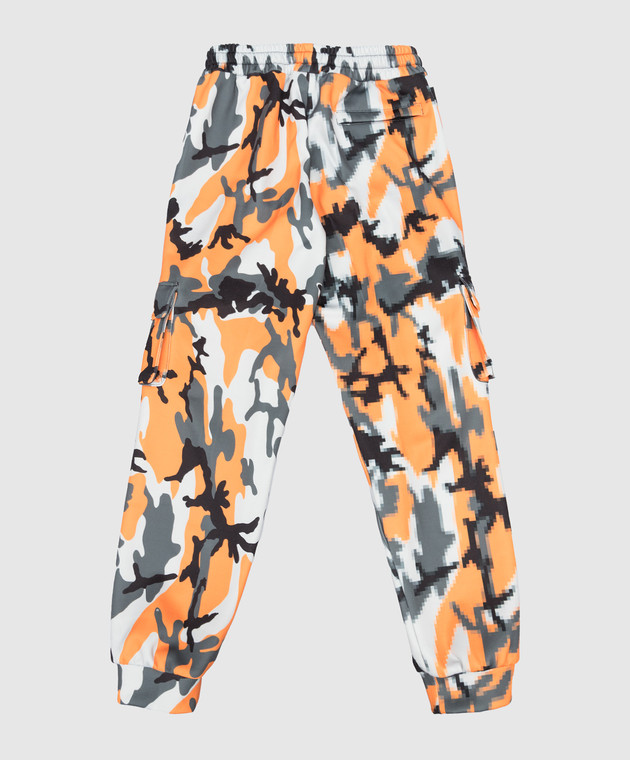 Dolce&Gabbana Children's sweatpants in camouflage print L4JPELG7BUO812 image 2