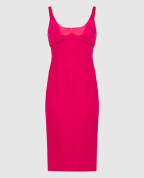 Versace Jeans Couture Розовое платье-бюстье 76HAO919N0103