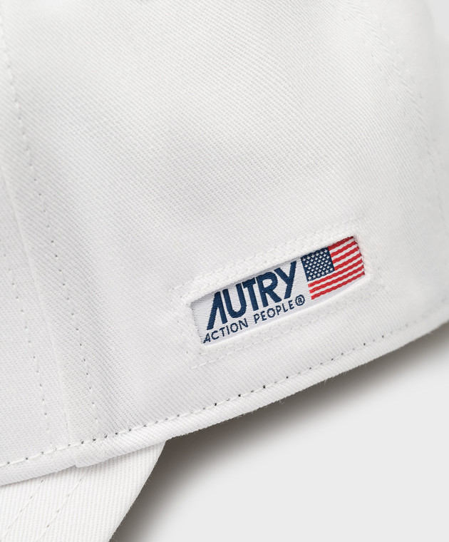 AUTRY White cap with logo A23IACIU470W image 4