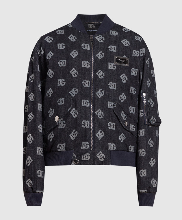 Louis Vuitton Blue Bomber Jacket