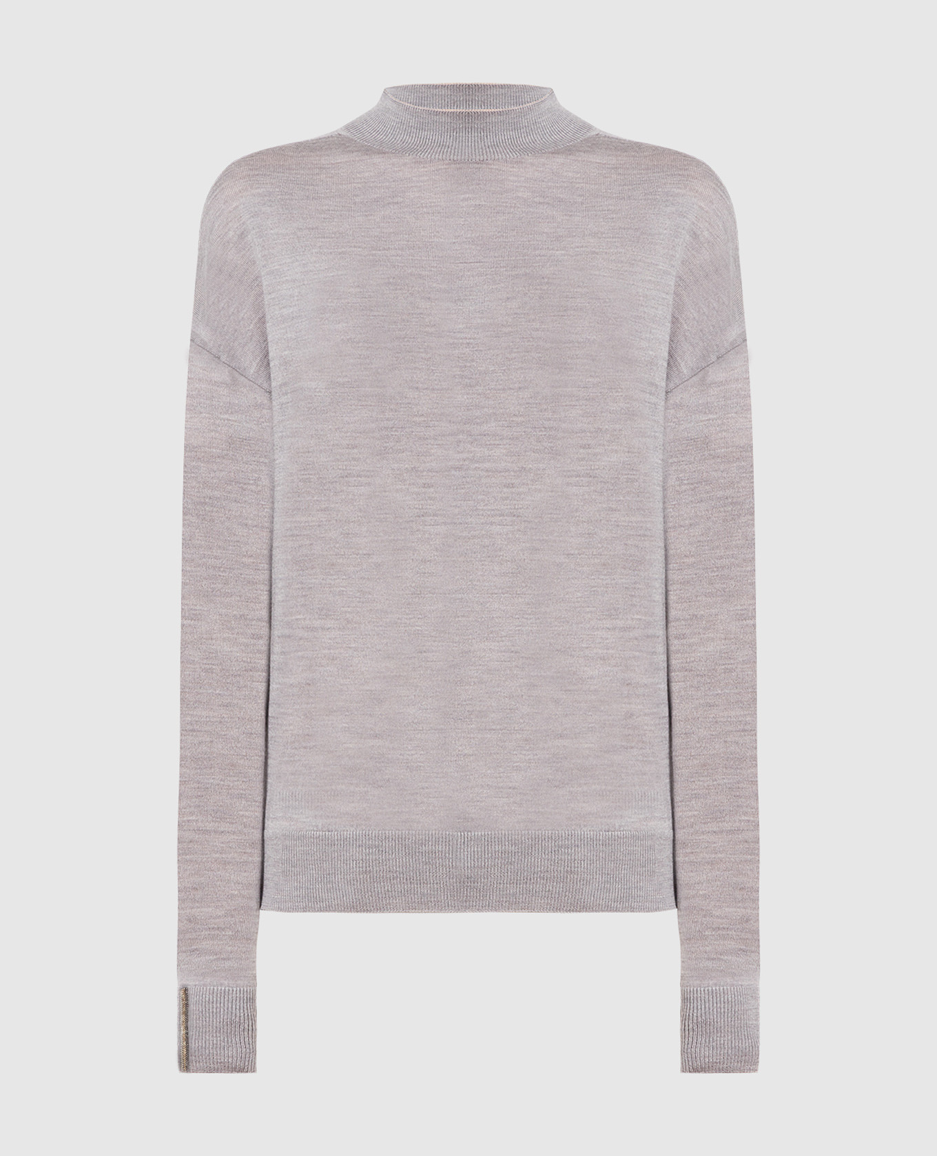 Gray woolen jumper