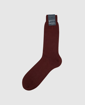Bresciani Бордові шкарпетки MC001UN0006XX