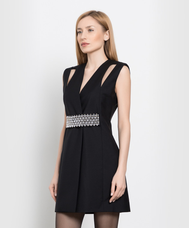 Givenchy Чорна сукня з вовни та мохера BW21AA13QB зображення 3