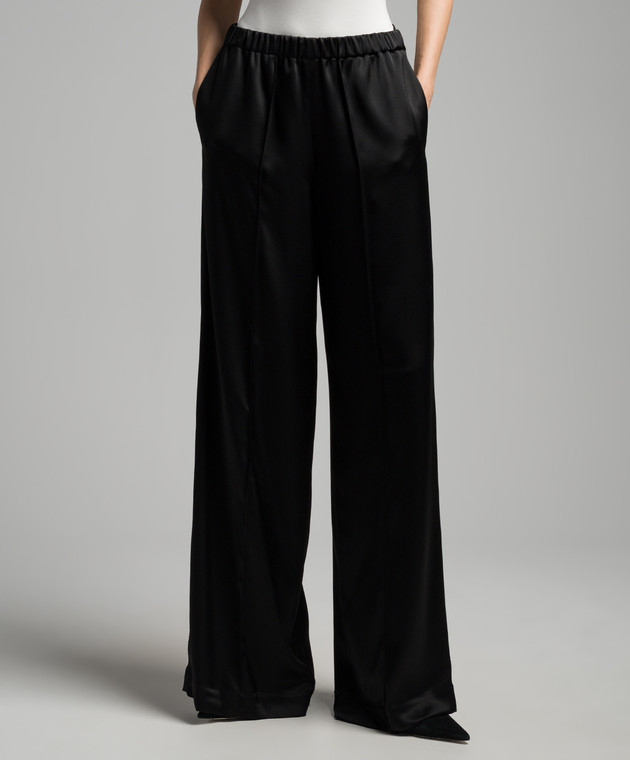 David Koma Черные брюки прямого кроя RE24DK89TR изображение 3