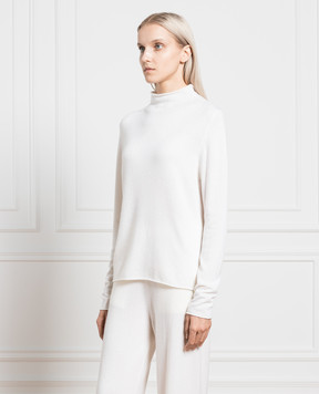 Allude Білий джемпер з кашеміру 23511182