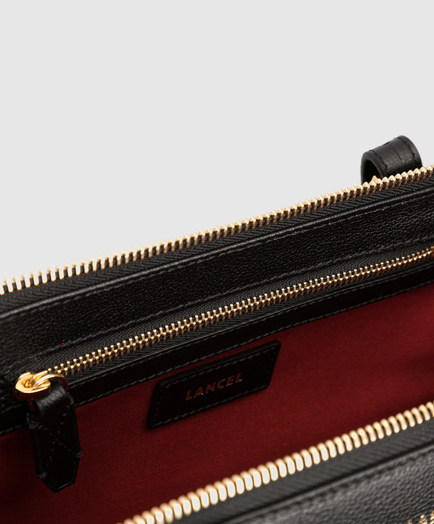 Lancel Черная кожаная сумка 
