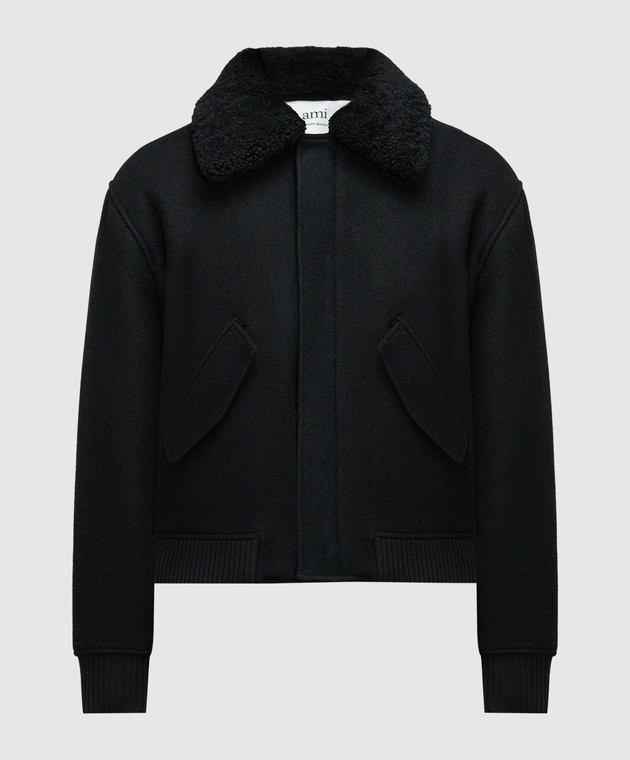 Ami Alexandre Mattiussi Black wool jacket UJK010WV0020