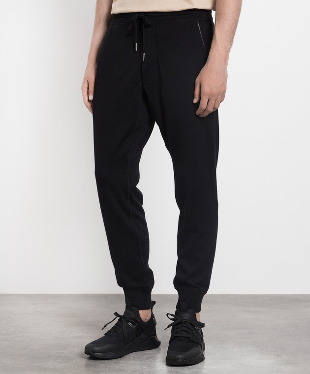 Tom Ford Black cashmere and silk joggers KAL002YMK015F23 image 3