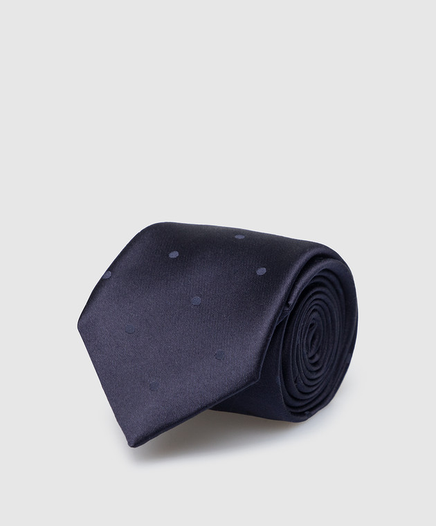 Stefano Ricci Дитяча синя краватка з шовку YCCX74168
