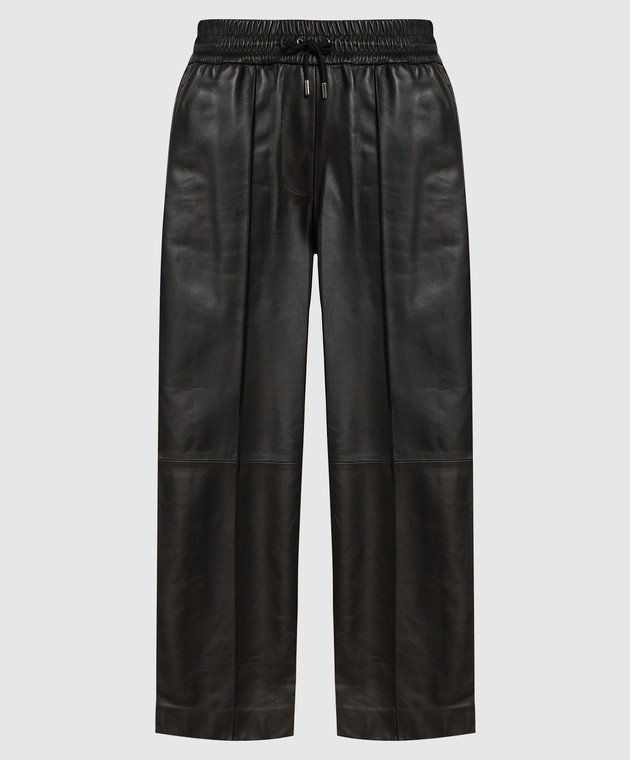 Penny Faux Leather Pants Black