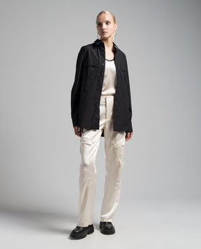 Dondup Бежеві штани карго Camila з логотипом DP700RS0046DXXX
