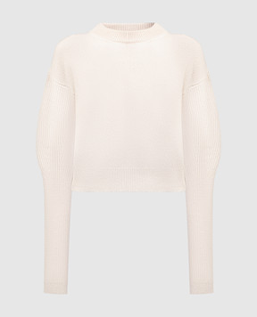 Alexander McQueen Белый свитер из шерсти и кашемира 768797Q1A7G