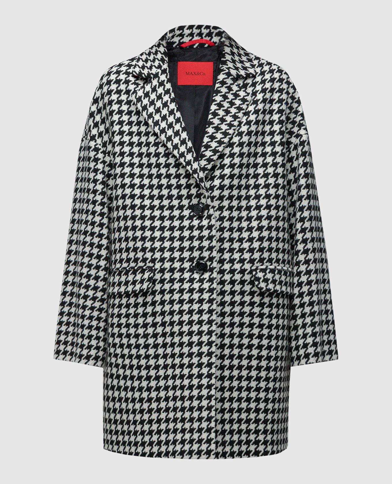 

Пальто Bioritmo свободного кроя, Черный, Пальто