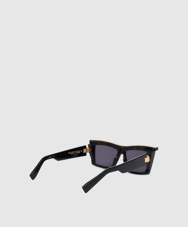 Balmain Black sunglasses B-VII with logo BPS131A55 изображение 3