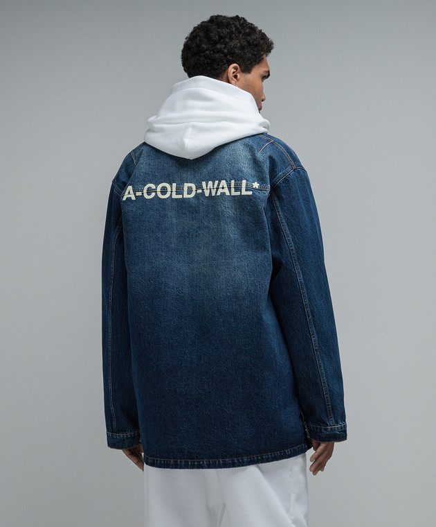 A Cold Wall Denim shirt with a patch ACWMH055 image 4