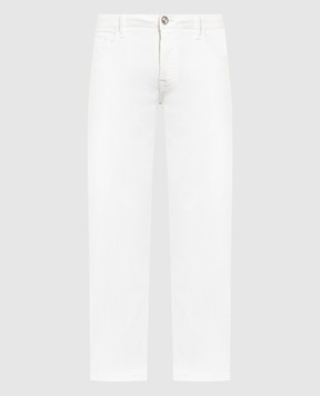 Stefano Ricci Белые брюки с логотипом MST31S0100T0087