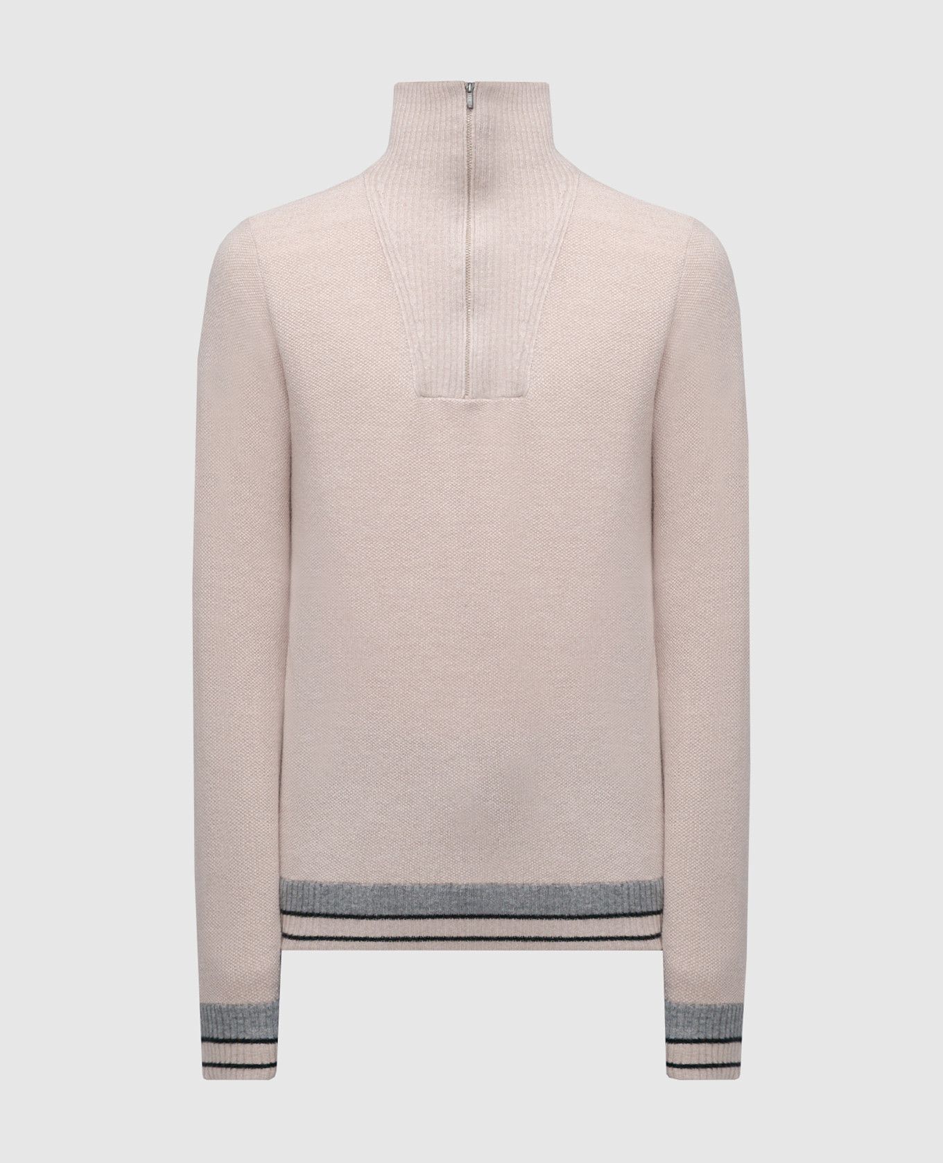 

Бежевый джемпер из шерсти и кашемира, Джемпера