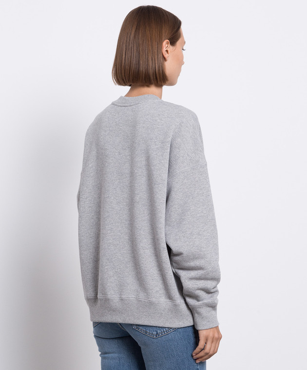 AUTRY Gray sweatshirt with logo A23ISWEW417E image 4