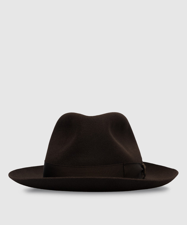 Borsalino Federico brown hat 390054