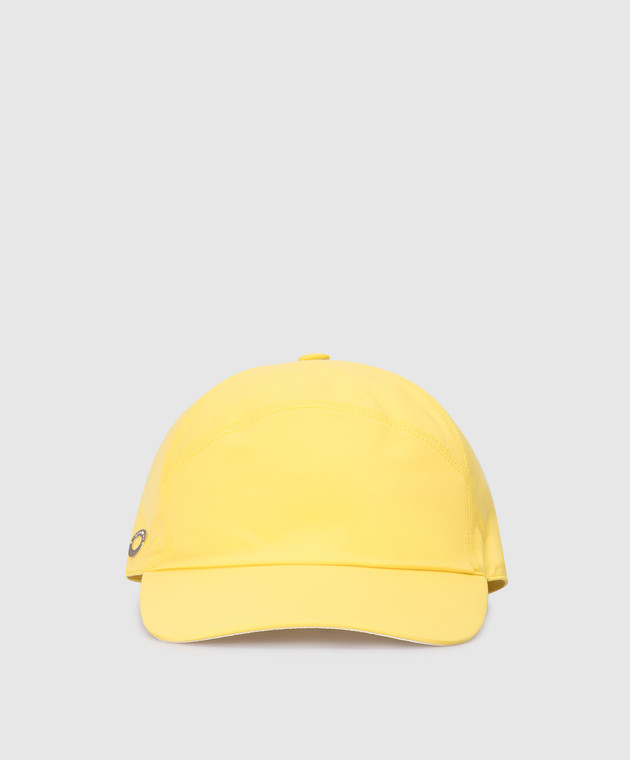 Loro Piana Жовта кепка із металевим логотипом FAG1327