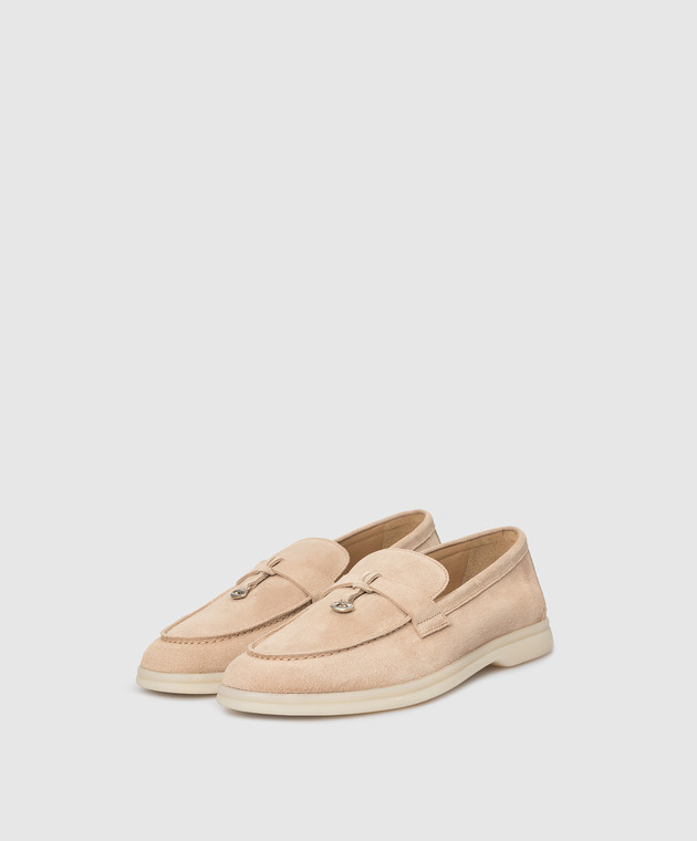 Babe Pay Pls Light beige suede slippers FLAVIA image 2