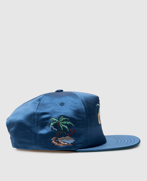 Rhude Синя кепка PALM EAGLES з вишивкою логотипа RHPS24HA06307302