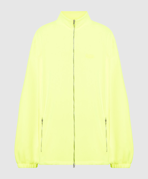Vetements Yellow sports jacket with logo embroidery UE63JA200Y