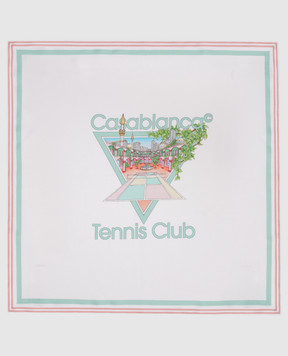 Casablanca Платок из шелка Tennis Club Icon AF23ACC05306