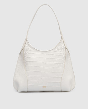 Rodo ASMARA white leather hobo bag B8642285