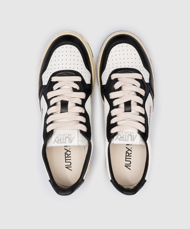 AUTRY White leather sneakers with logo A13IAULWWB01 image 4