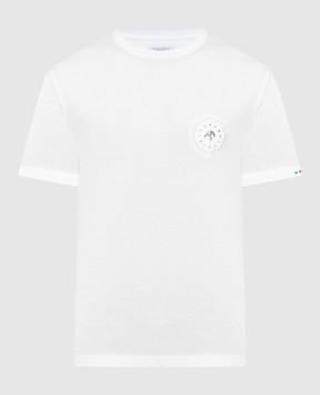Stefano Ricci Белая футболка с логотипом MNH3302650803