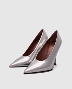 Valentino Сріблясті шкіряні човники 3W2S0HF5SSH