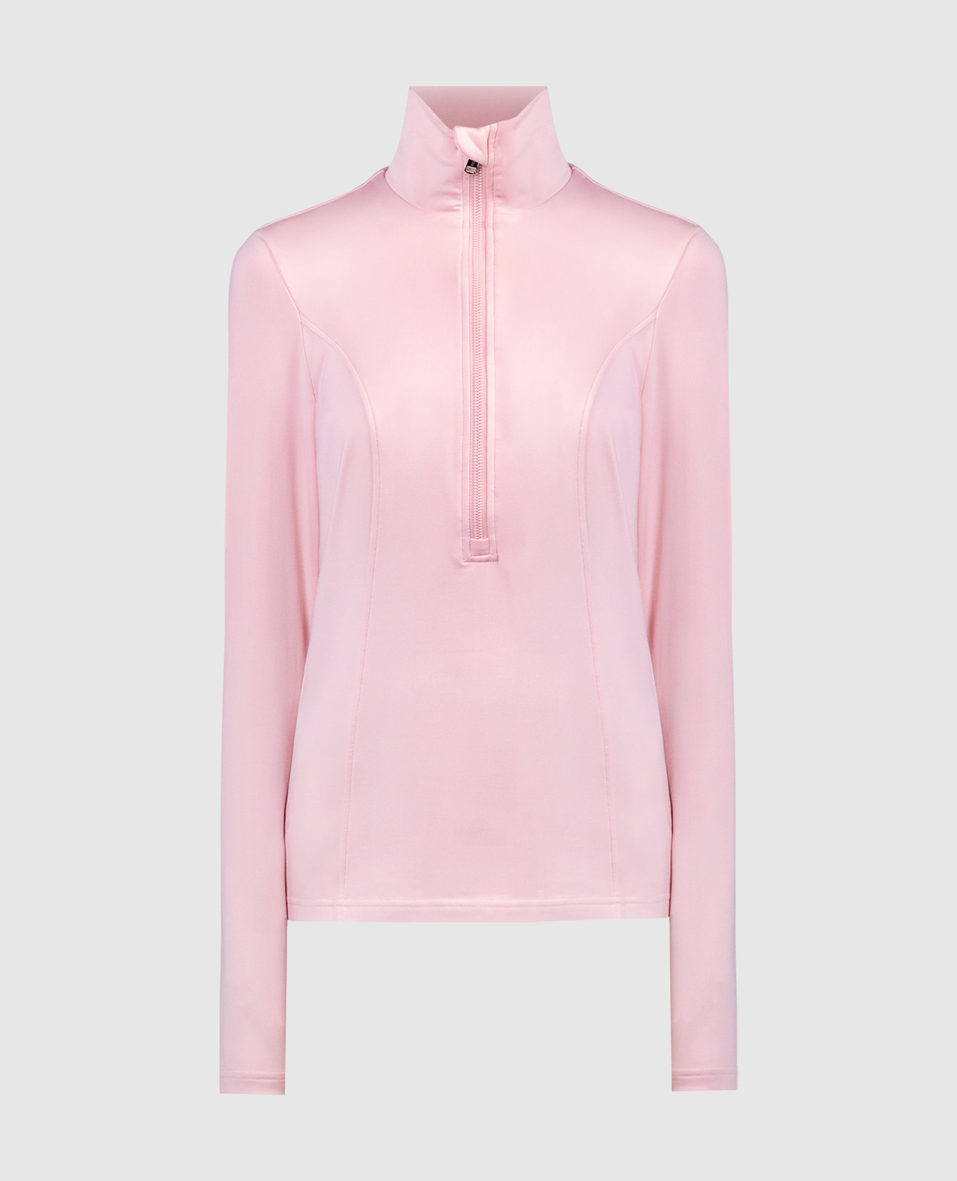 Pink Serena Ski Pully sports jacket with logo