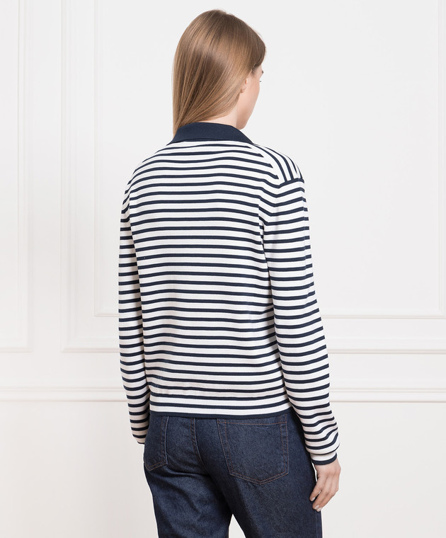 Loro Piana Поло в полоску Niasca FAM7805 изображение 4