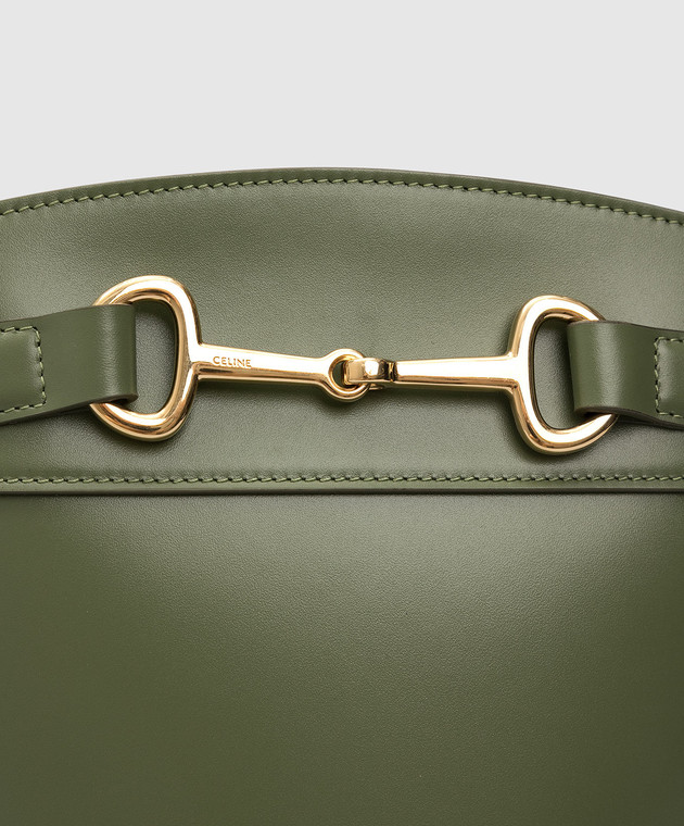 Celine Зеленая кожаная сумка 192073BUT изображение 5