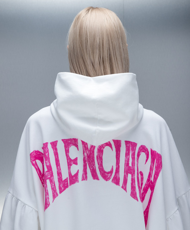 Balenciaga - Белые худи с принтом PARIS TROPICAL 761458TPVM1 купить в ...