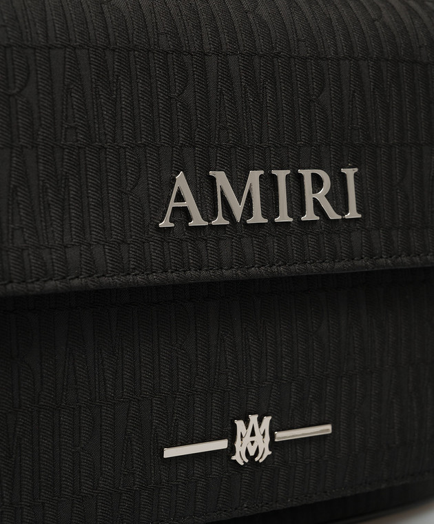 AMIRI Черный рюкзак с логотипом PF23MAB007 изображение 5
